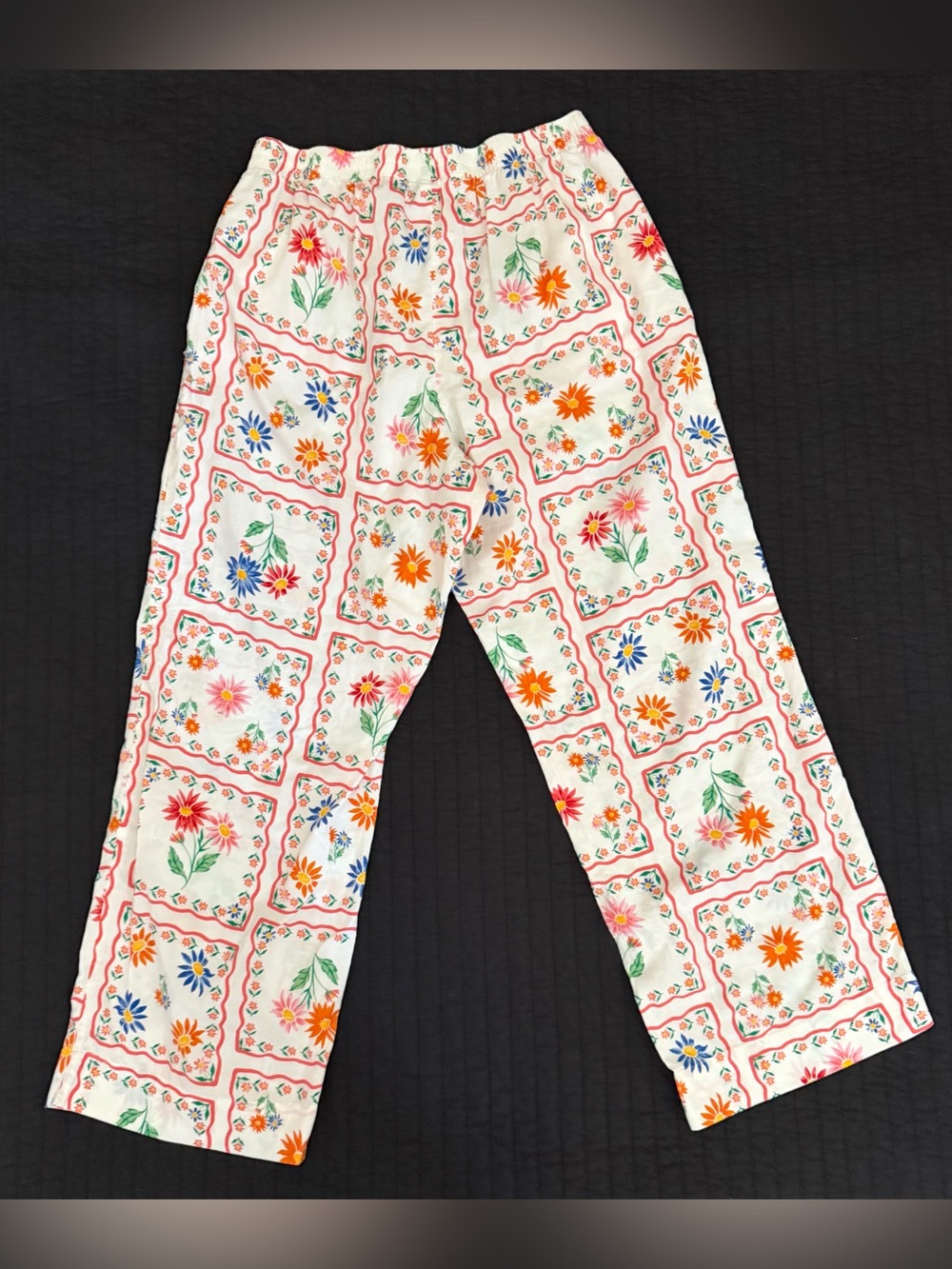 Old Navy Floral Print Pull-On Trousers - M - Picture 2 of 4